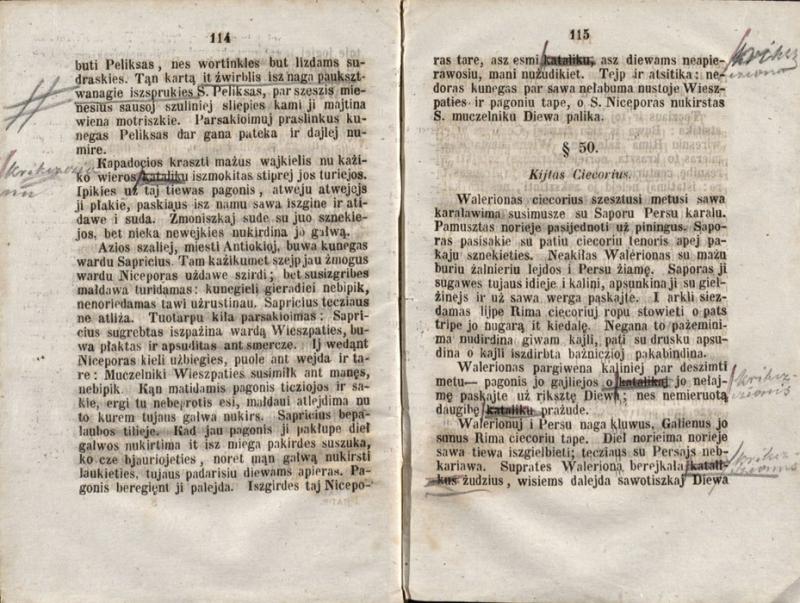 Prade ir iszsiplietimas kataliku tikieima. Wilniuje: kasztu ir spaustuwiej Juzupa Zawadzkie, 1862.