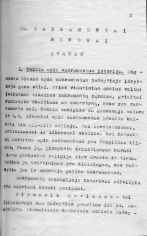 Dogminė teologija. Parengė: V. Aliulis, A. Budrikis. [Vilnius], 1973–1983. (Dogminės teologijos paskaitos).