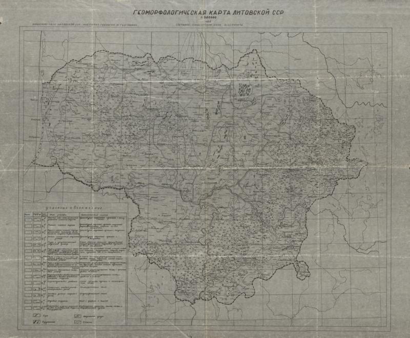 Lietuvos geomorfologinis žemėlapis