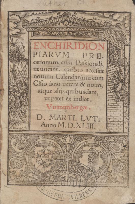 Martyno Liuterio „Enchiridionas“