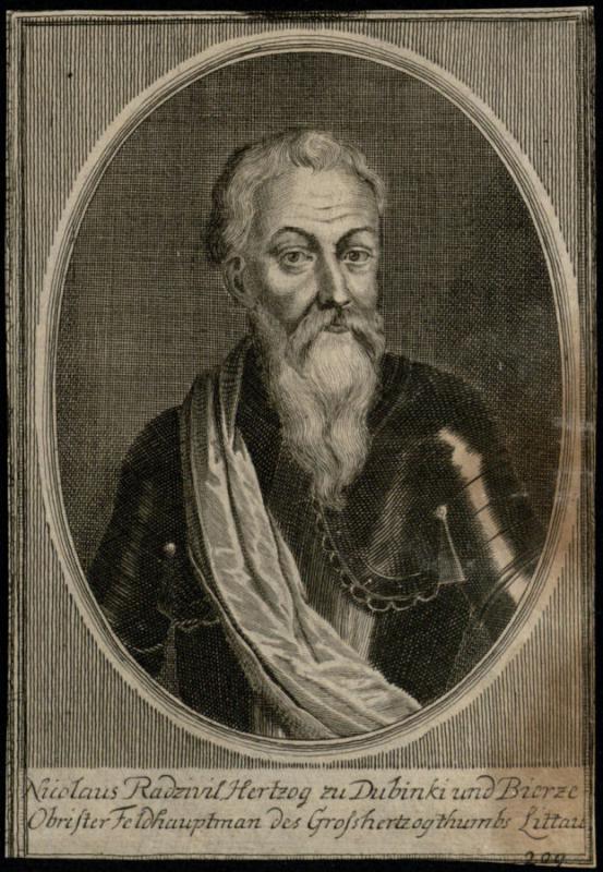 Kunigaikštis Mikalojus Radvila Rudasis (1512–1584).