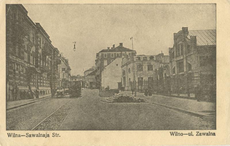 Pylimo gatvė (dabar dešinėje Reformatų skveras)