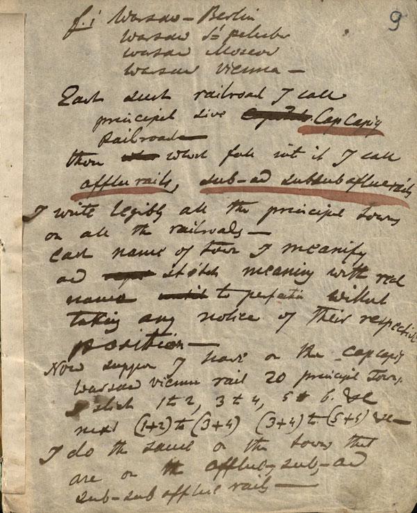 Rękopis Majora Bartłomieja Beniowskieho. Notaty topograficzne. Rękopis Majora Bartłomieja Beniowskieho. Notaty topograficzne.