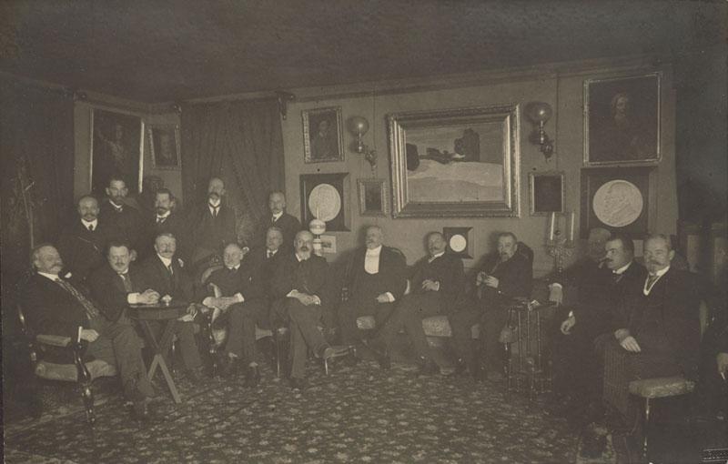 Šubravcų draugijos narių susirinkimai Tado Vrublevskio bute, 1912