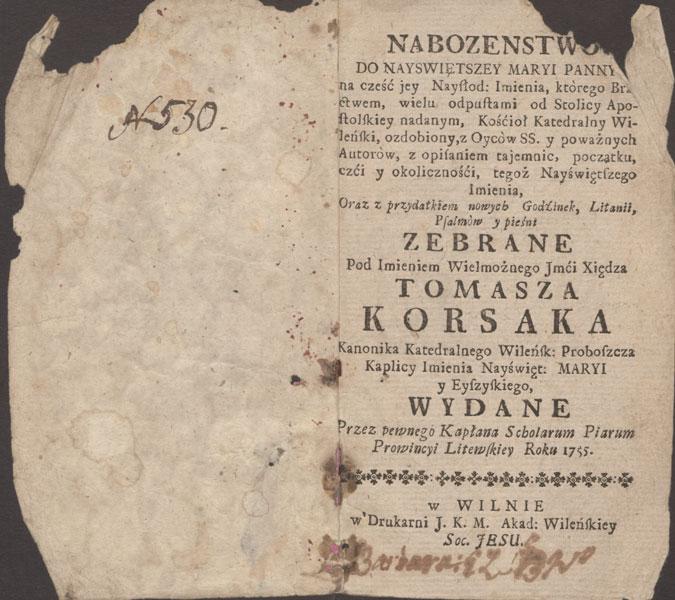 XVIII a. vidurio leidinys