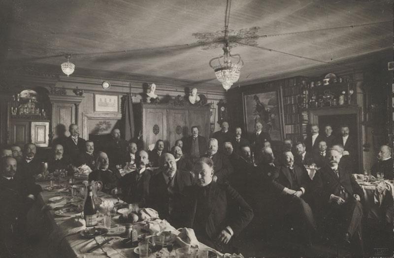 Šubravcų draugijos narių susirinkimai Tado Vrublevskio bute, 1912