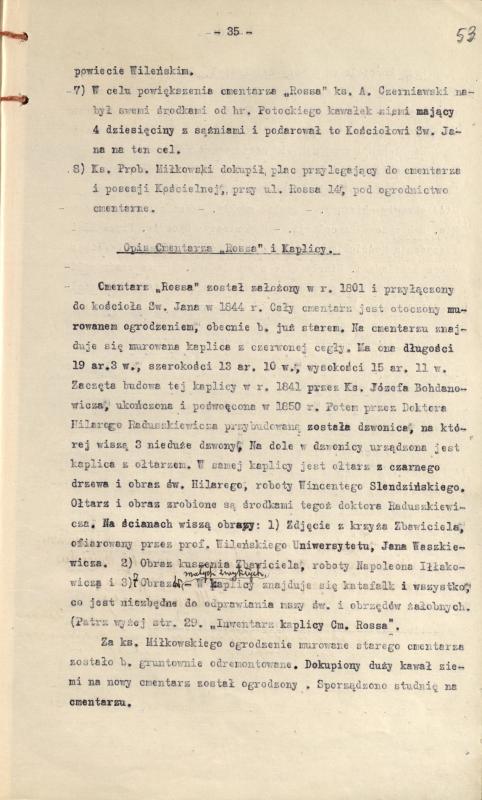 Rasų kapinių nejudamojo turto sąrašas bei kapinių ir koplyčios aprašymas