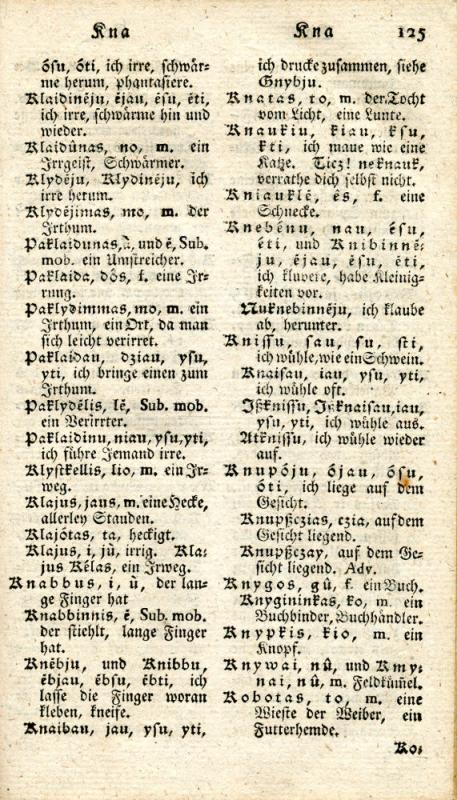 Lietuvių–vokiečių ir vokiečių–lietuvių kalbų žodynas