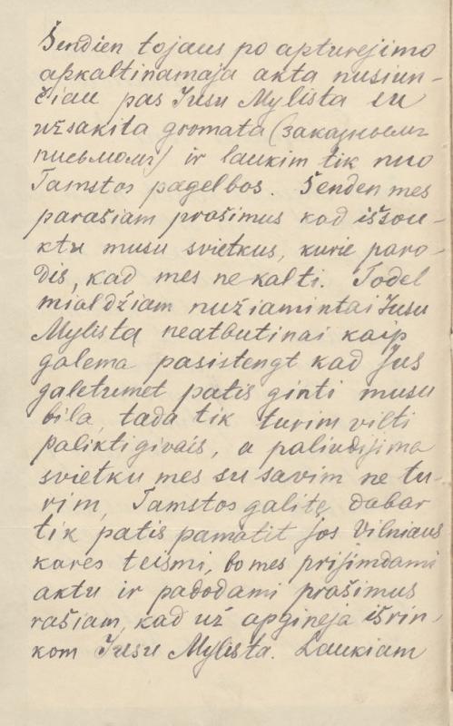 Simono Ūsonio laiškai Tadui Stanislovui Vrublevskiui.