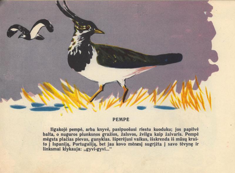 Ką paukšteliai gieda. Paruošė G. Gučienė, T. Ivanauskas; iliustravo I. Naginskaitė.