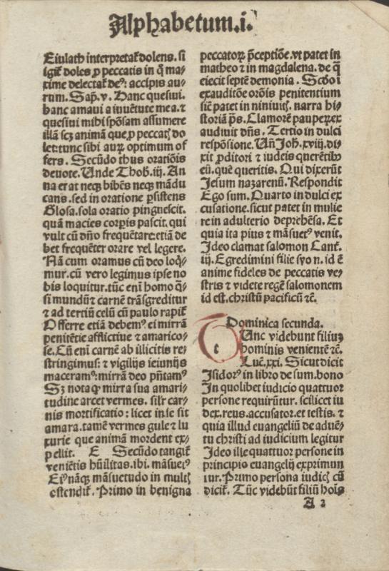 Peregrinus de Opole. Sermones de tempore et de Sanctis. [Strasbourg: Johann Prüss], 1493.