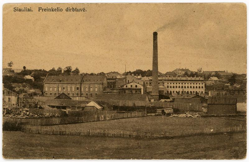 Šiauliai. Ch. Frenkelio fabrikas