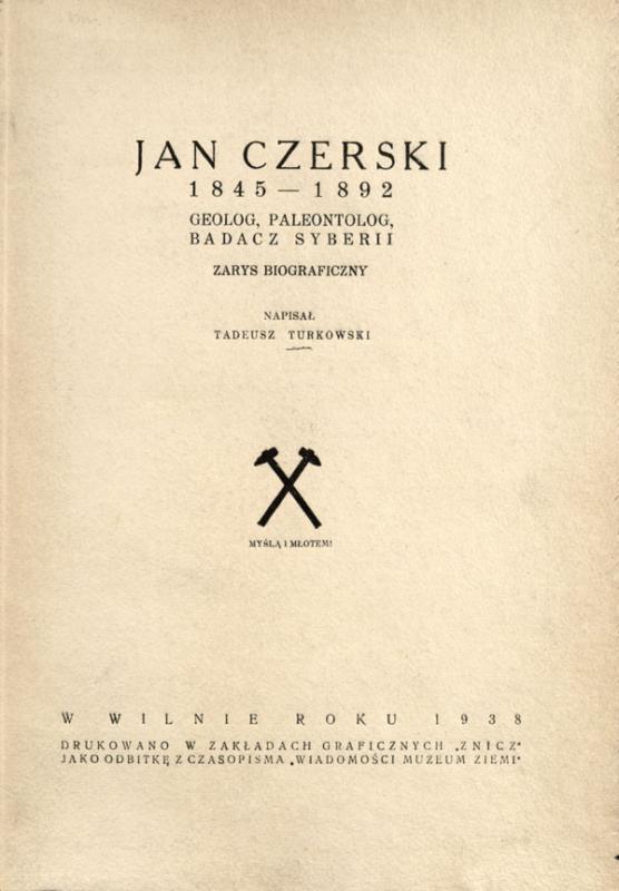 Biografinė apžvalga apie J. Čerskį.
