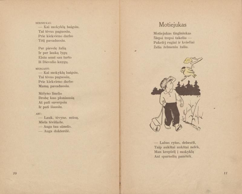 Vytė Nemunėlis. Kiškio kopūstai: eilėraščiai vaikams; iliustravo D. Tarabildaitė. Kaunas: Sakalas, 1936. 62 p.: iliustr. LMAVB 555170