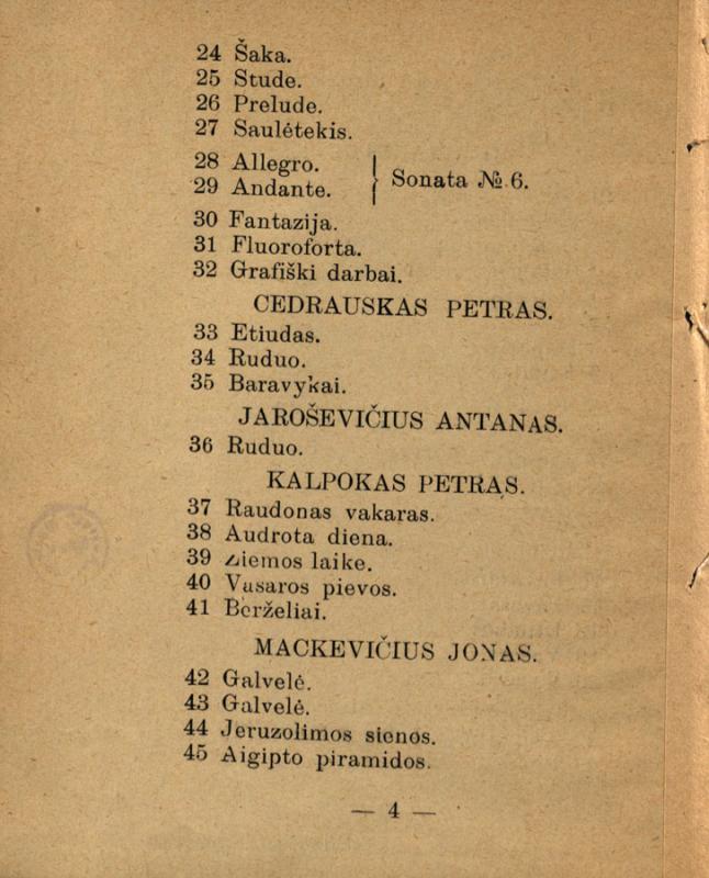 Trečiosios lietuvių dailės parodos katalogas