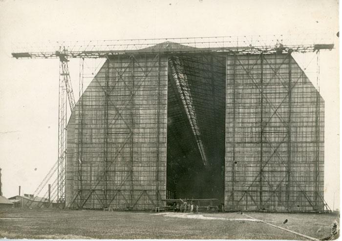 Dirižablio angaras Aleksote, 1915 m. pastatytas vokiečių kariuomenės.