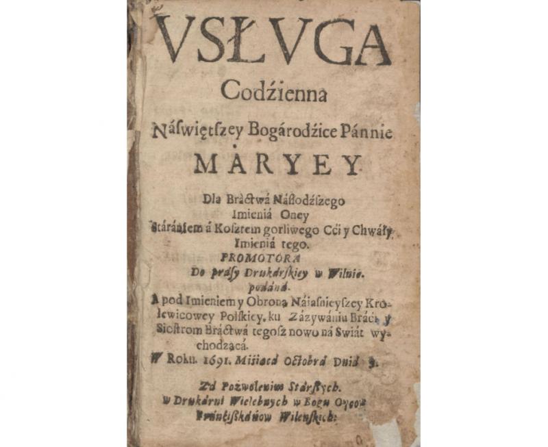 XVII a. pabaigos leidinys